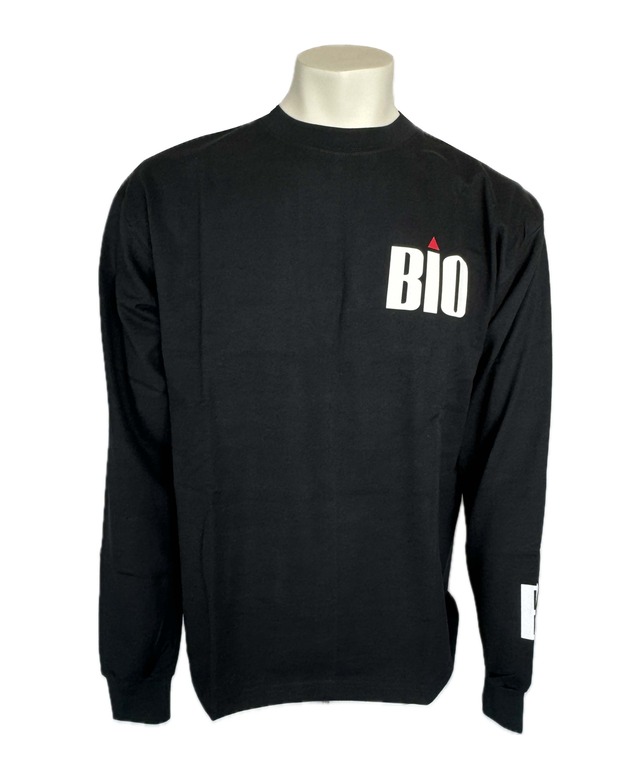 8oz Long Sleeve T-shirt(BK)【BIO-T305】