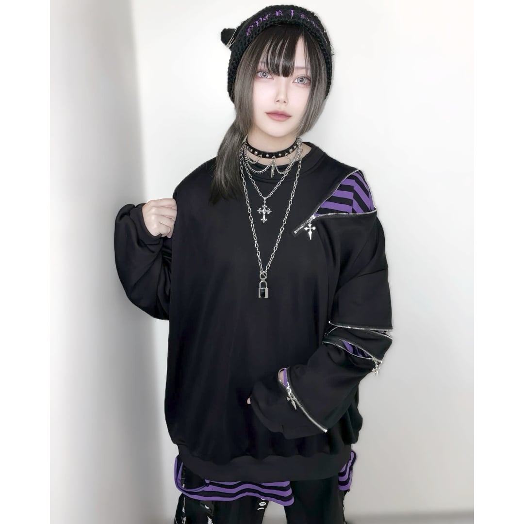 新作】クロス4ZIPスウェット | VOLCAN&APHRODITE