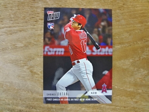 2018 TOPPS NOW 大谷翔平 04.03.18 RC ( 英語版 )