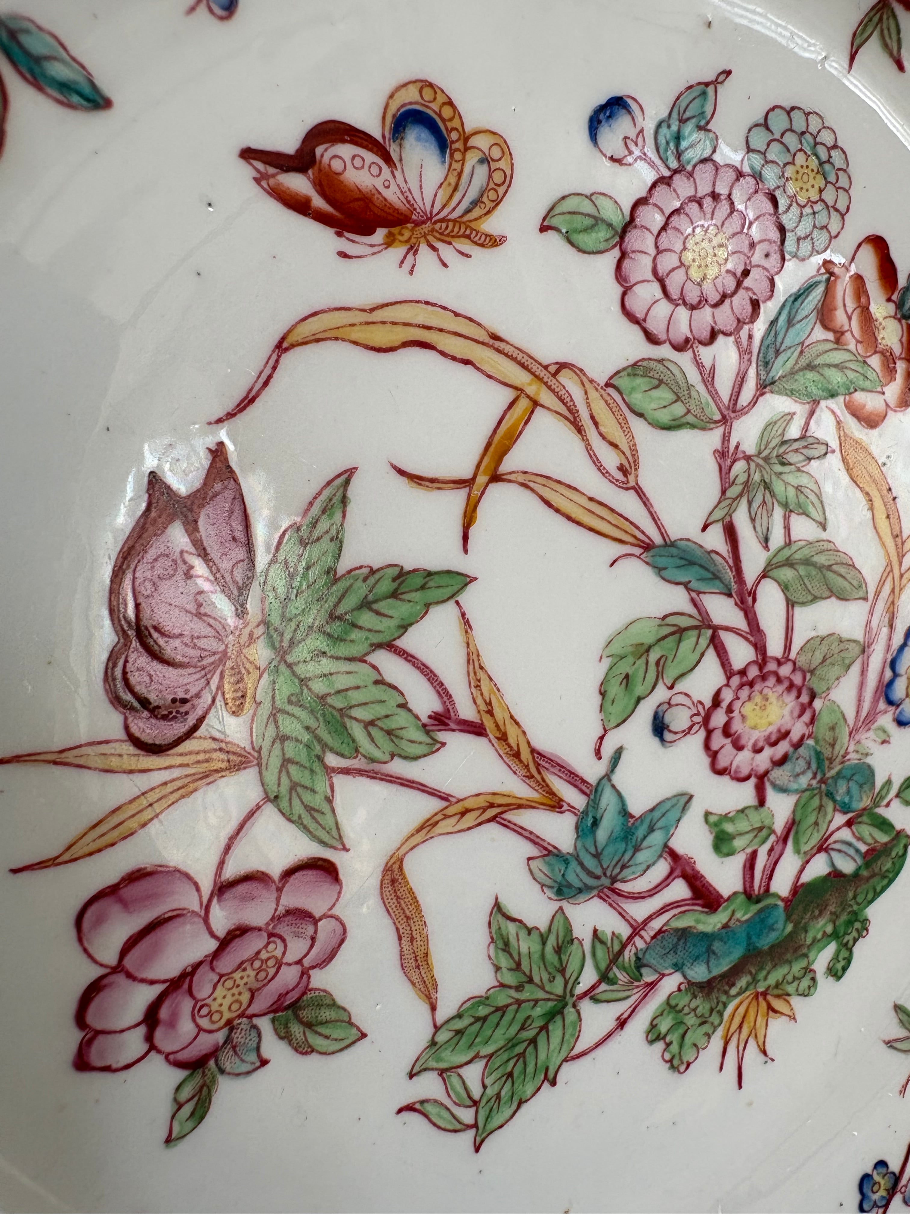 サルグミンヌ MINTON No.216（ミントン）コンポティエ（蝶と花模様