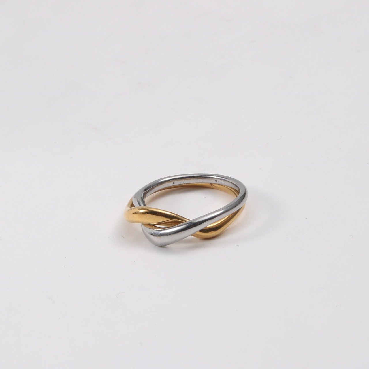 322R　ミックスカラー二連リング