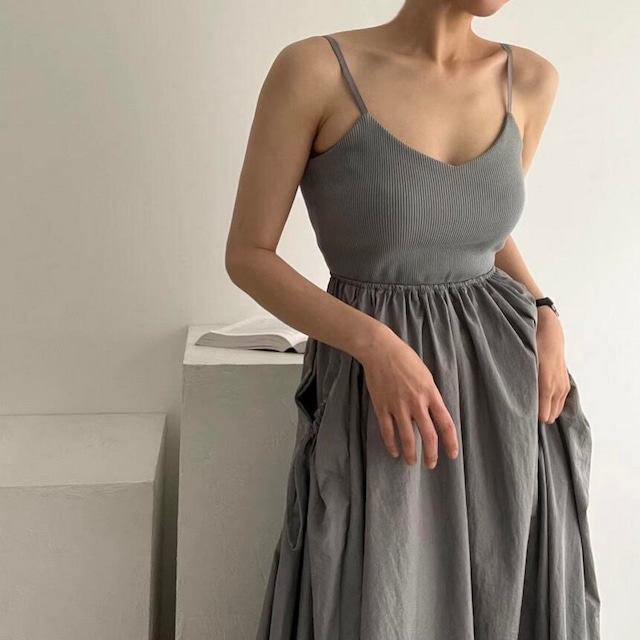 camisole switching dress 10545