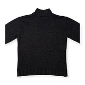 Studio Picone スタジオ ピッコーネ ロゴ入り アンゴラ混 ウールニットセーター サイズ 38 /チャコールグレー系/レディース