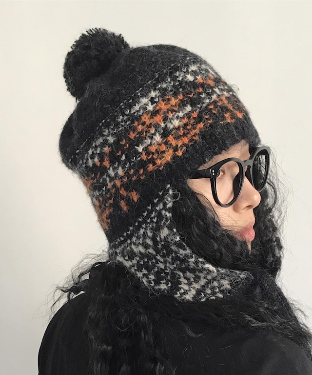 フェアアイルフライトニット帽 Q0369