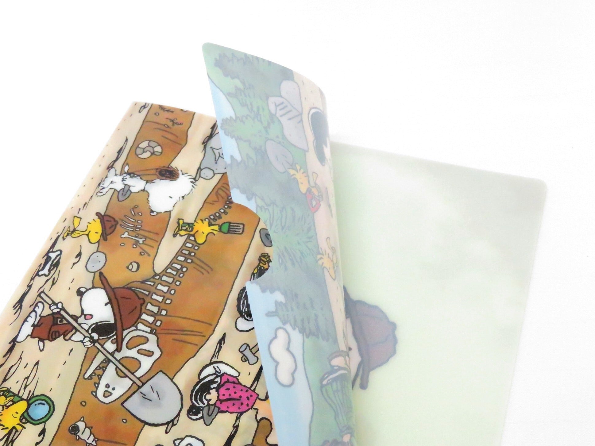 スヌーピー福井限定クリアファイル(恐竜・発掘) │ SNOOPY A4 | 福井