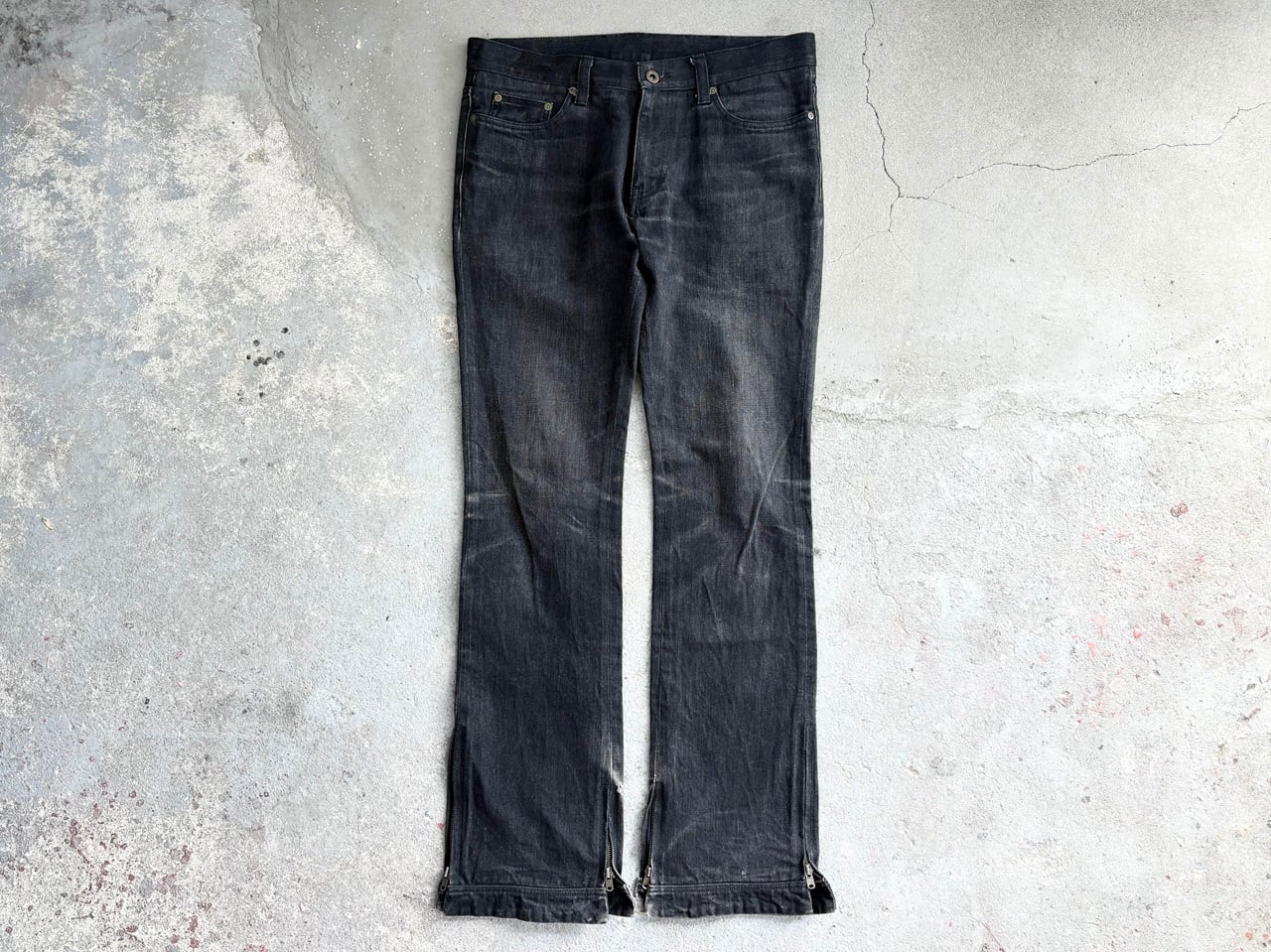2000s KOROMO× RICO Side zip black denim MADE IN JAPAN