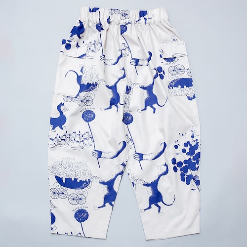 Souvenir sarouel pants   kids XXL(140-150)  /  Sapphire Blue