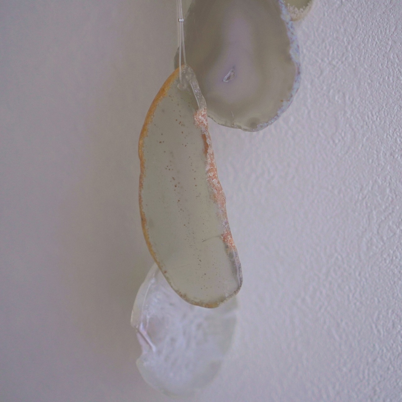 Snow White 02 - アゲートヒーリングチャイム / Agate Sun Catcher Wind Chime 237