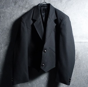 Black Western Design Short Length Tailored Jacket