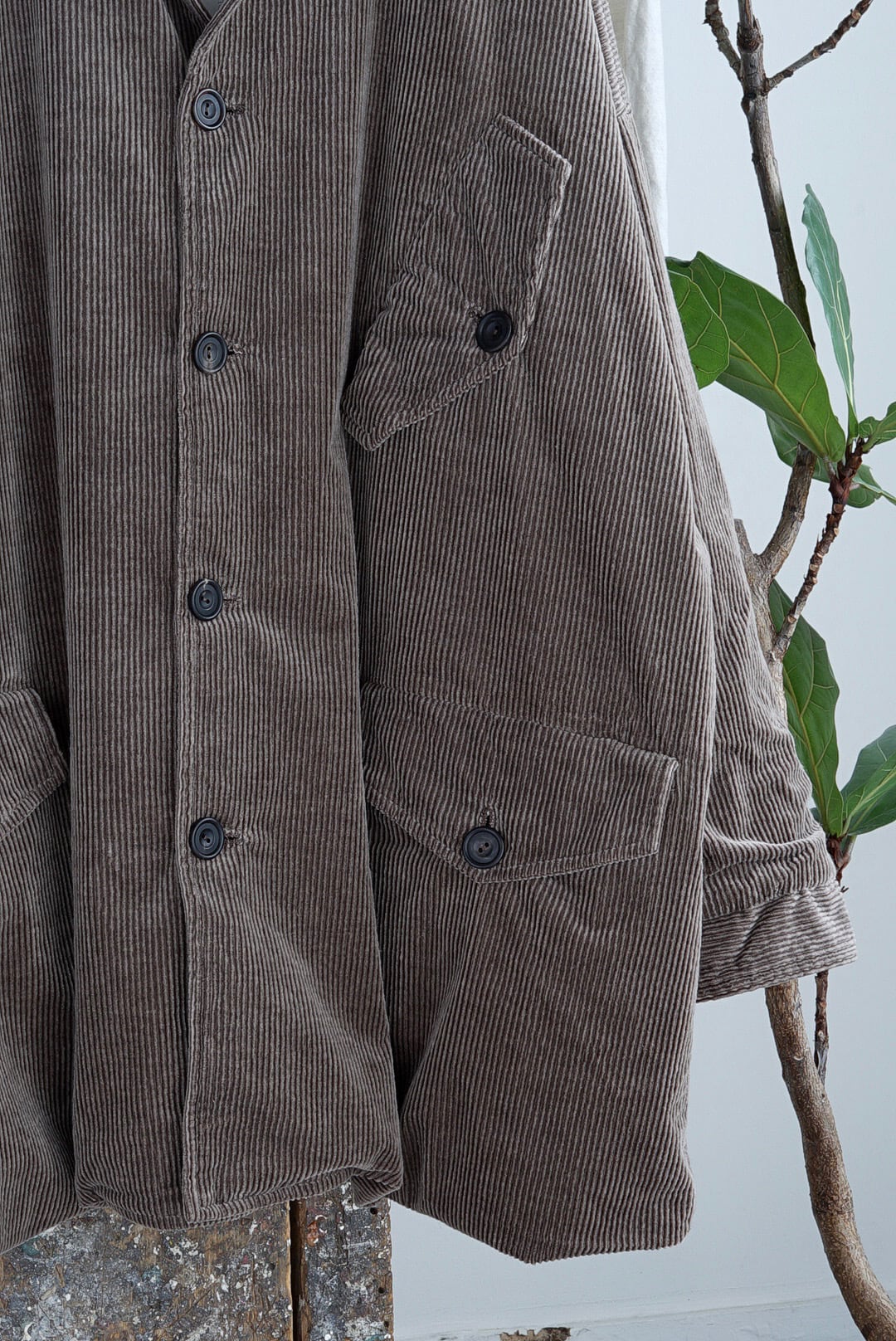 RICORRROBE - COVERALL LIMBO - CASHMERE CORDUROY | Brownie