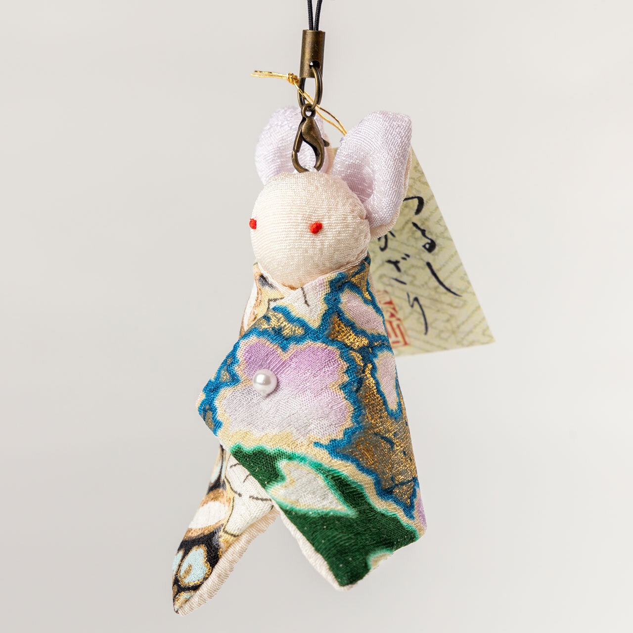 吊るしストラップ／きものうさぎ