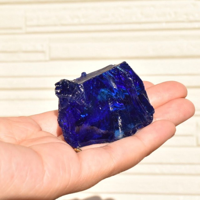 シエラネバダ産 アンダラクリスタル原石 コバルトブルー《コア入り》