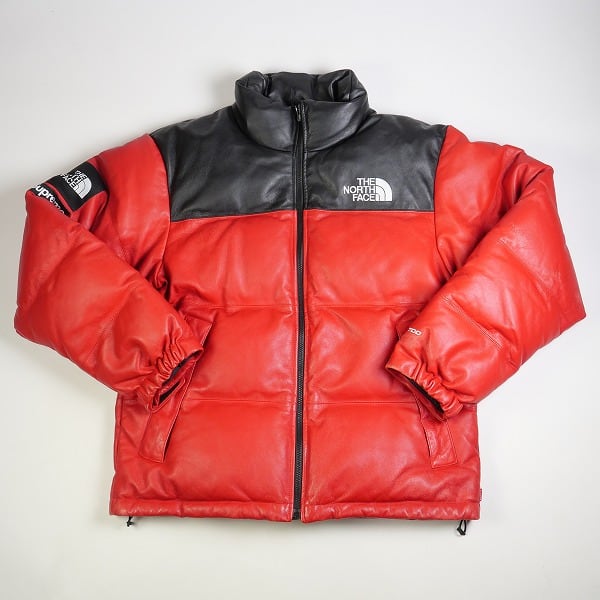 Size【M】 SUPREME シュプリーム ×THE NORTH FACE 17AW Leather Nuptse