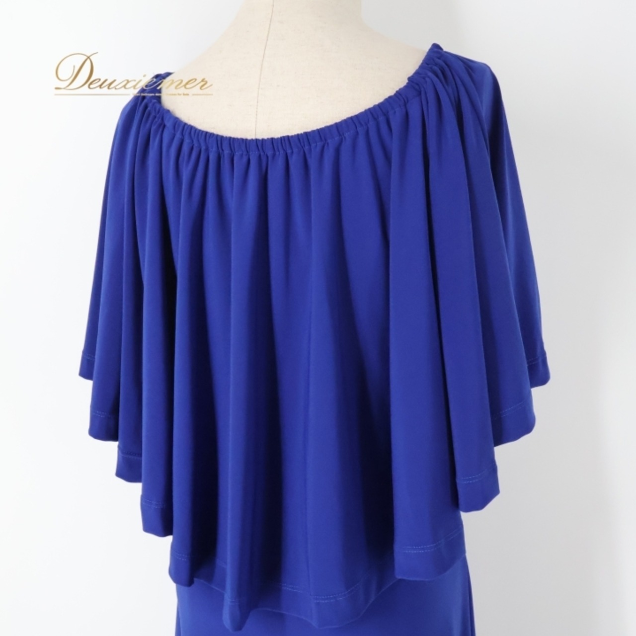 フラダンス 衣装 ワンピース ドレス ブルー系 ハワイアン アロハ フラ ダンス レッスン 練習 青 無地 オフショル シンプル フレアスカート 華やか 鮮やか かわいい おしゃれ 上品 大人っぽい さわやか シック エレガント フレア おしゃれドレス ダンス衣装 パーティースタイル スタイリッシュ フェミニン コンサート カジュアル エレガントスタイル