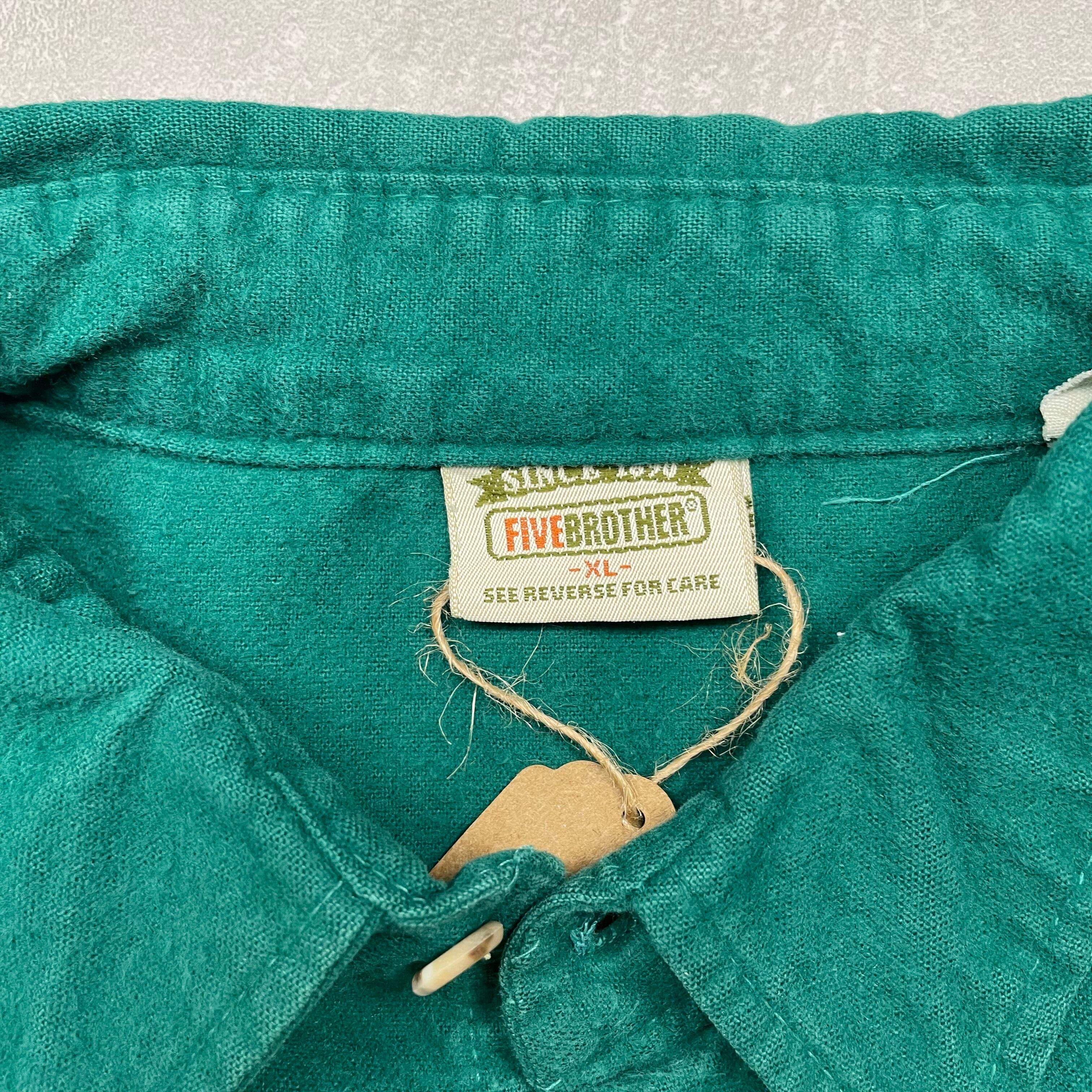 XL》 FIVE BROTHER ファイブブラザー シャモアクロスシャツ XL》 FIVE BROTHER ファイブブラザー シャモアクロスシャツ