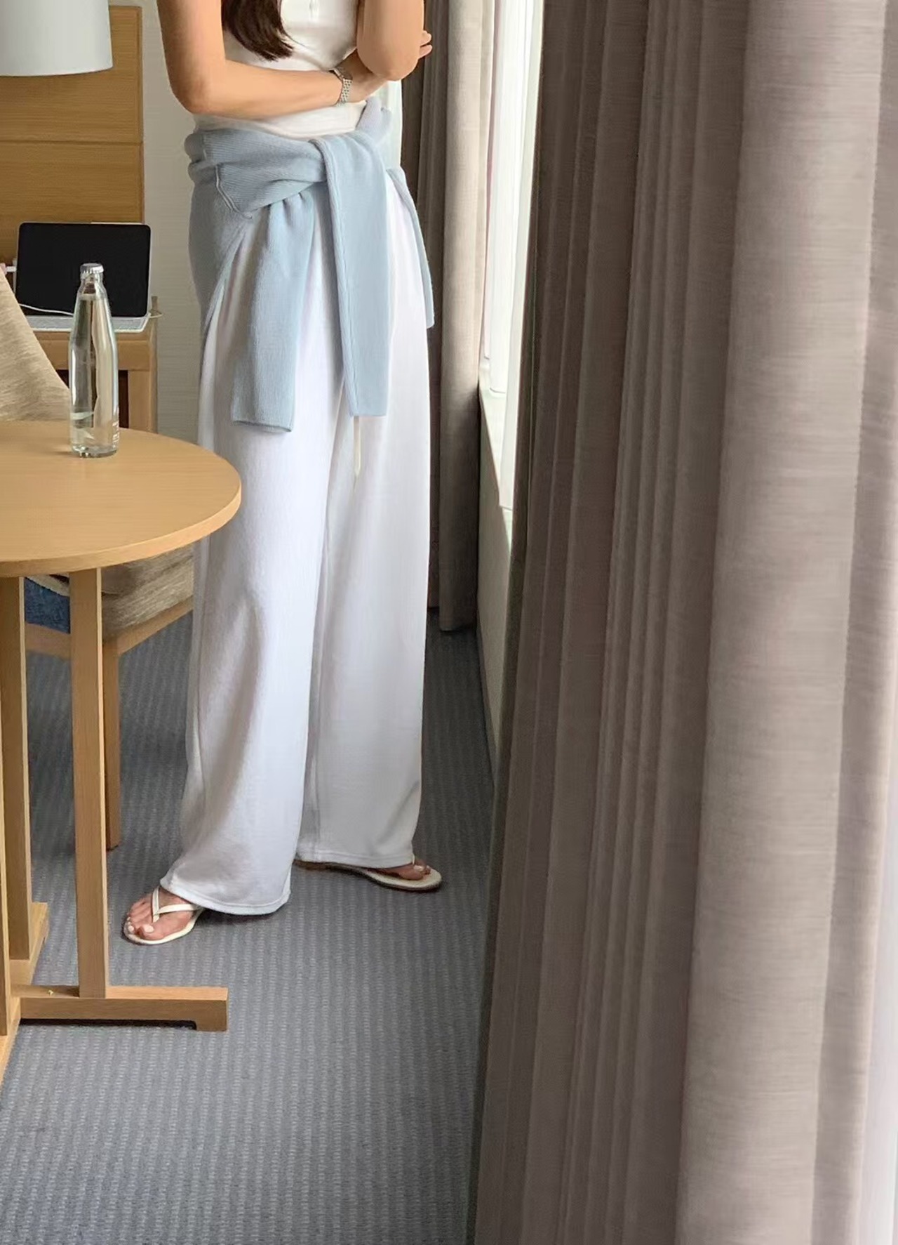 (予約) LITER / Lounge air straight pants 2color