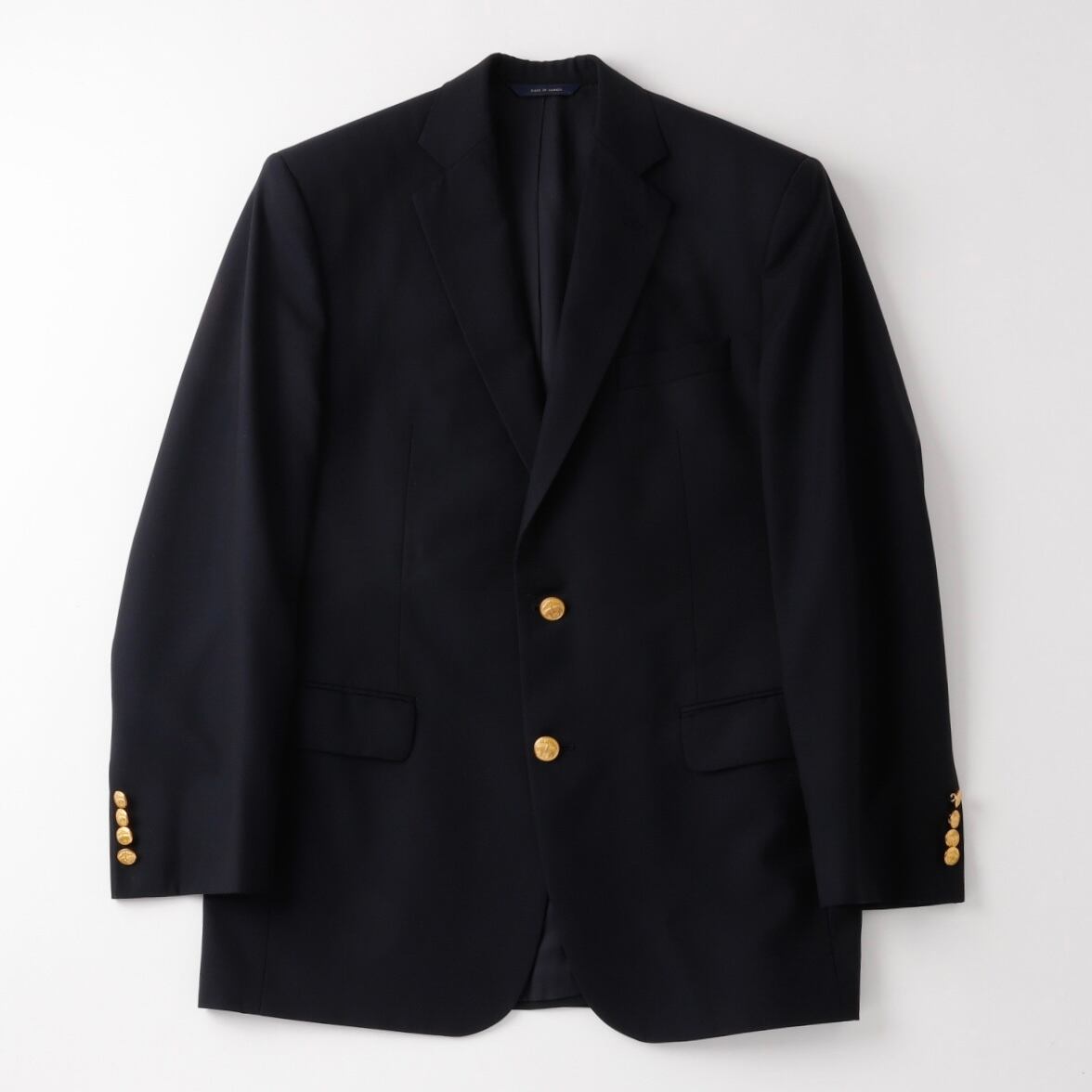 美品✨ ブルックスブラザーズ L ジャケット 金ボタン トレーニョ 濃紺 6 極美品】BROOKS BROTHERS Loro Piana Made in Canada wool Navy blazer