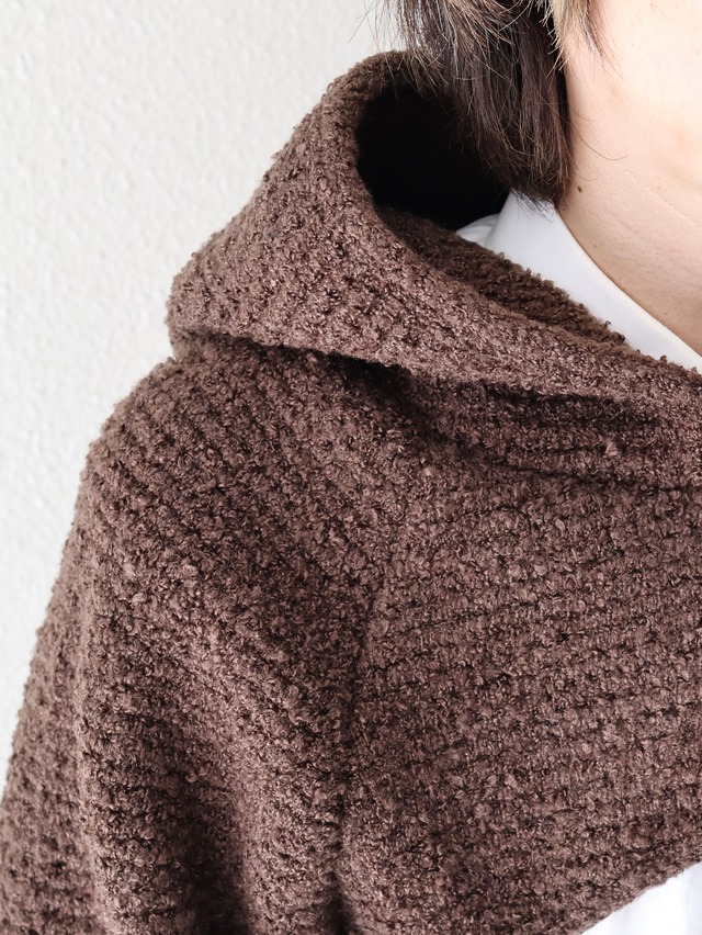 【ISA BOULDER】HOODED GRADATION SLEEVE/soil