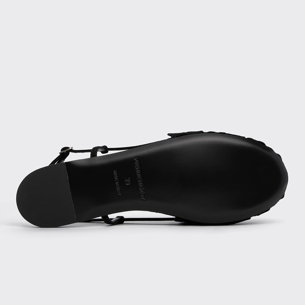 PIERRE HARDY APERITIVO MINI BULLES BALLET FLAT BLACK | SAKAN LES YEUX