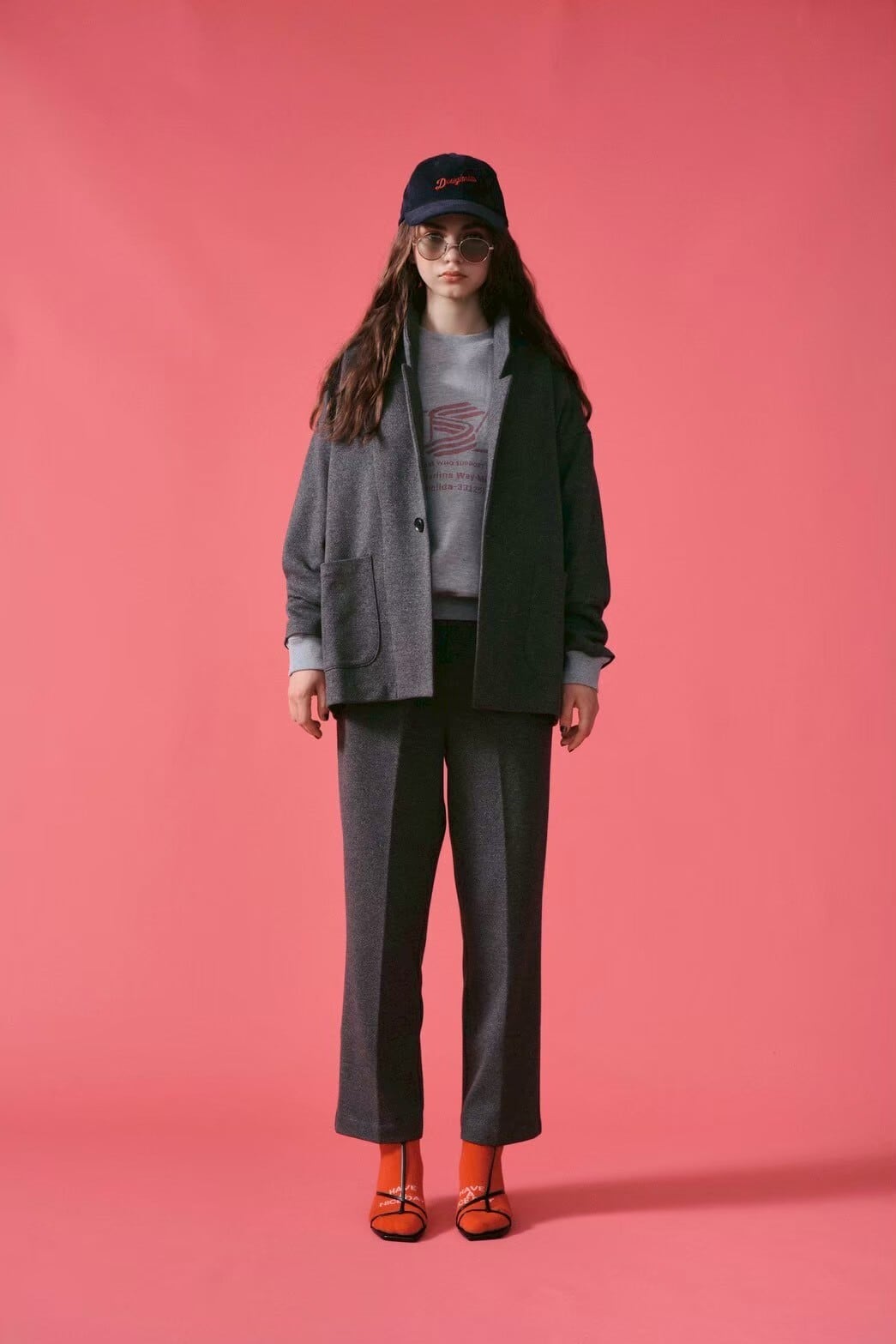 【LEMELANGE】ウールコットンロングテーラードジャケット 8551801