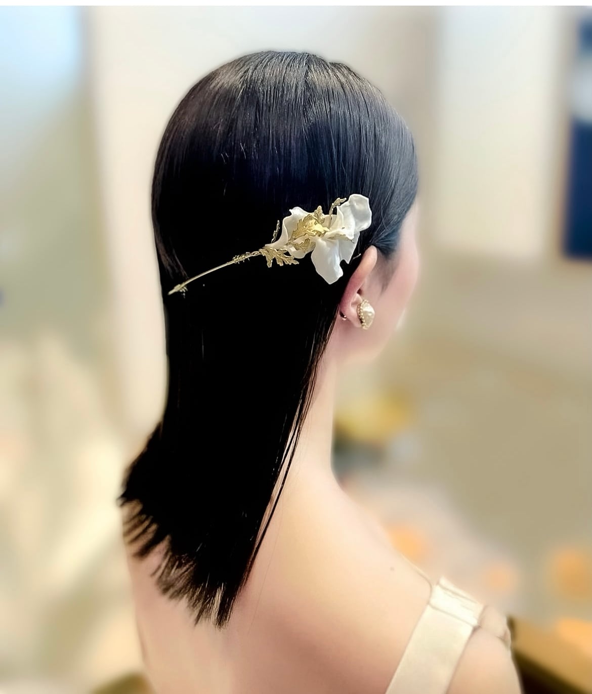 flua. 2way flower haired ブライダルヘアアクセサリー-