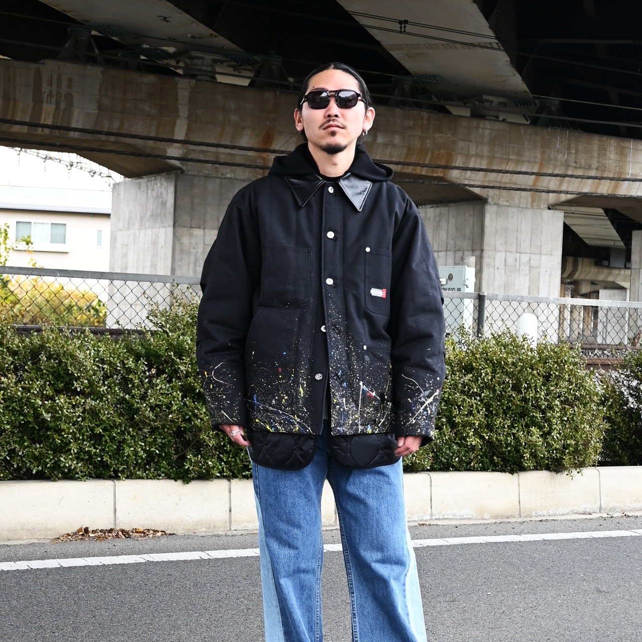 Leh / Quilting Docking Coverall Jacket コーディネート