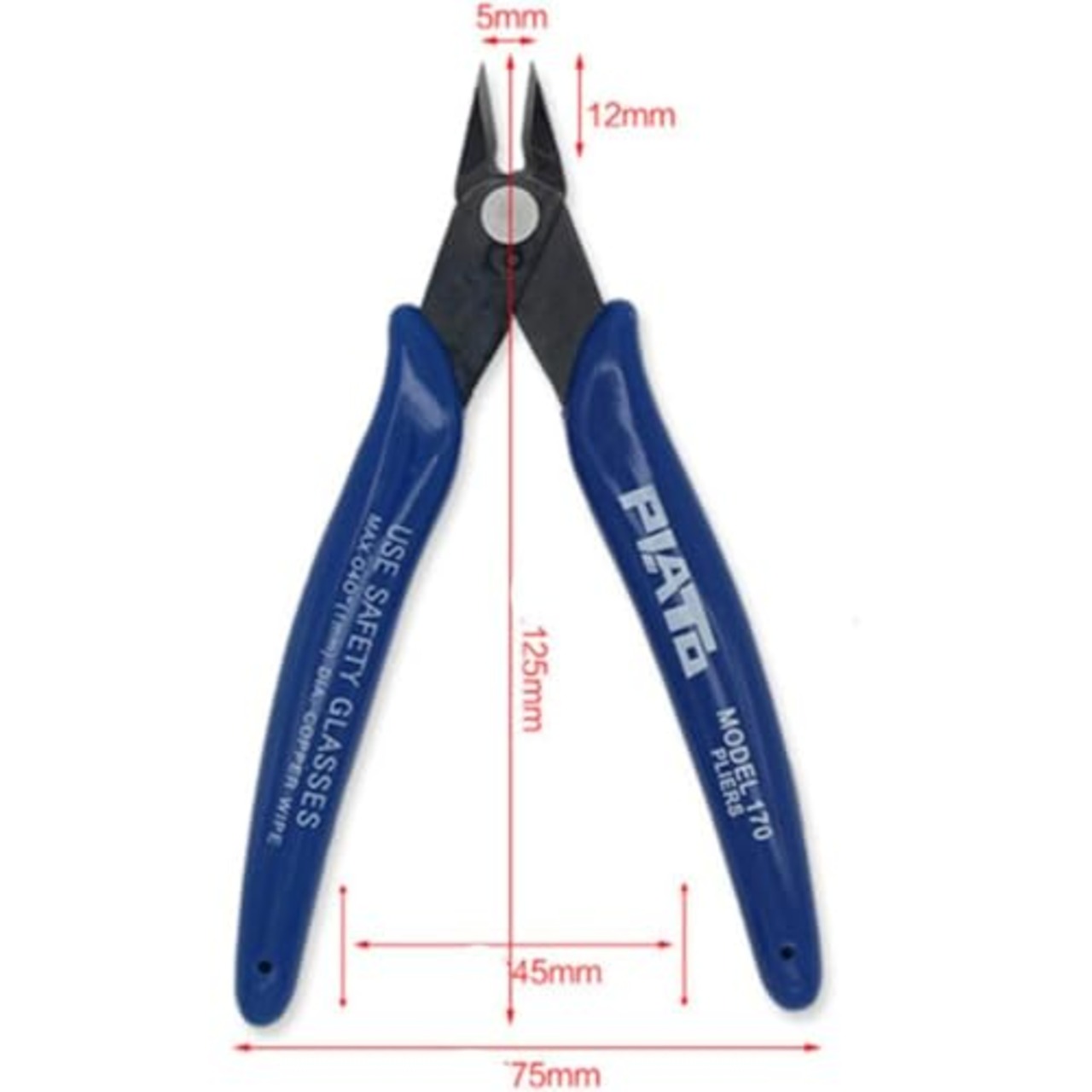 山の奥 先細薄刃ニッパー 高質クロムバナジウム鋼 プラモデル用工具