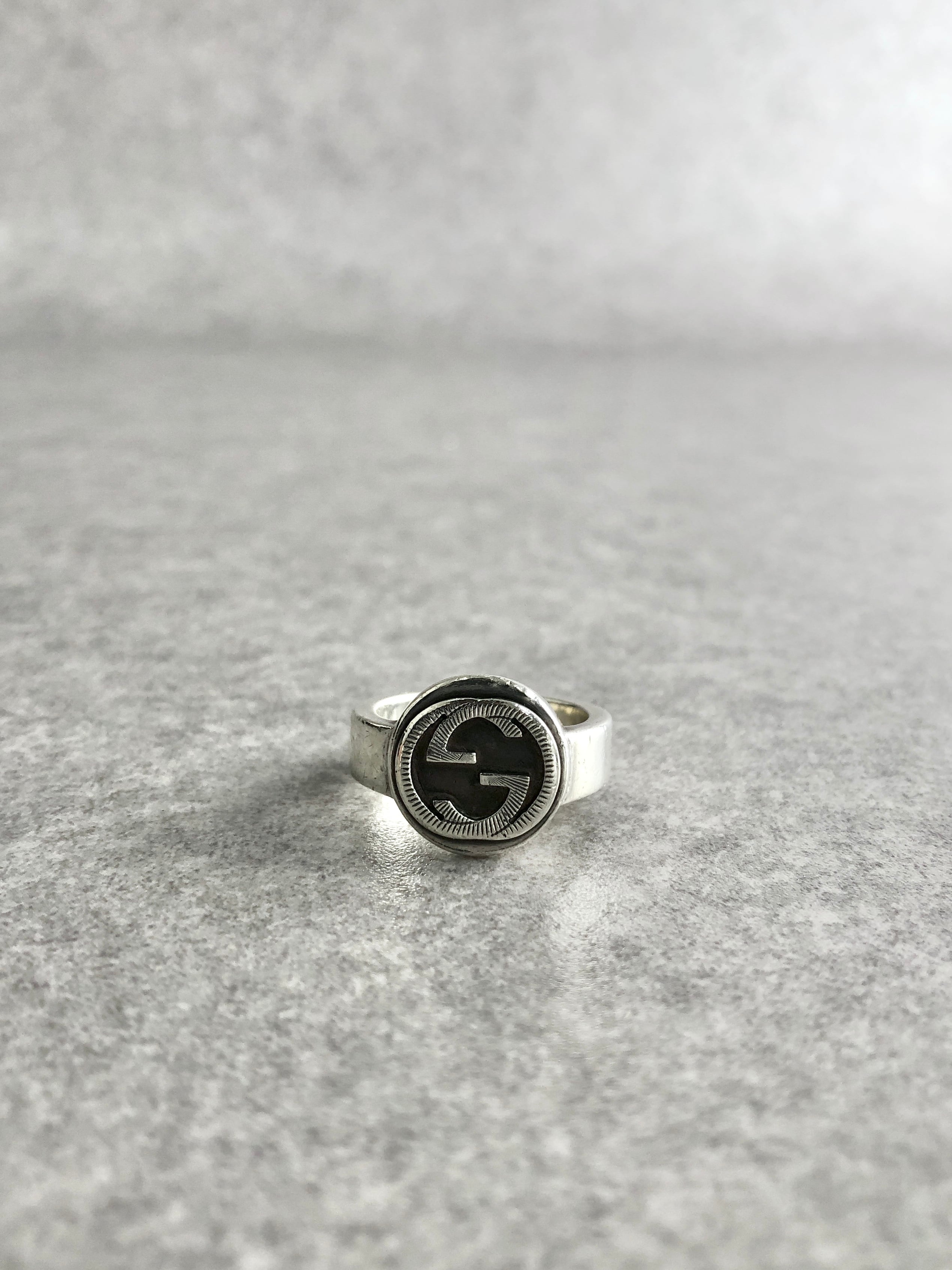 GUCCI グッチ 指輪 16号 シルバー インターロッキングG 925 リング