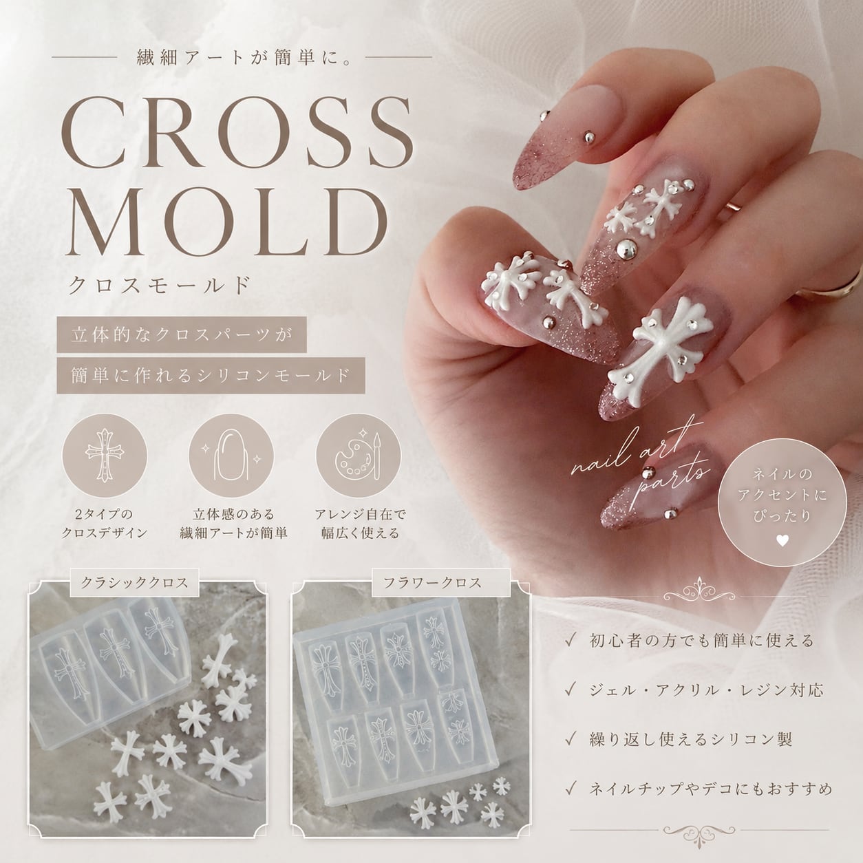 クロスシリコンモールド