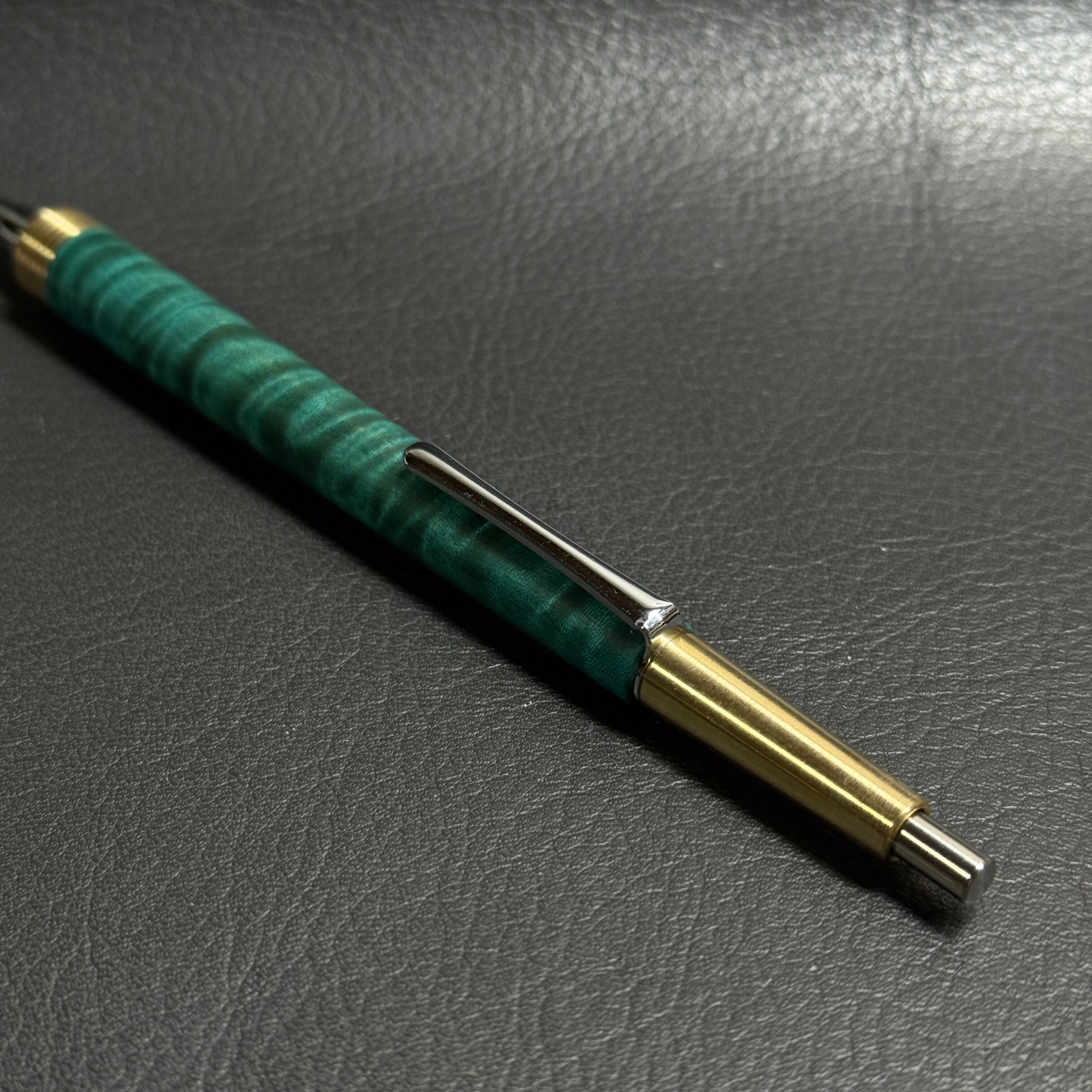 617栃トラ杢スタビ PG-5用カスタム木軸 先端Φ11 真鍮 | handwood