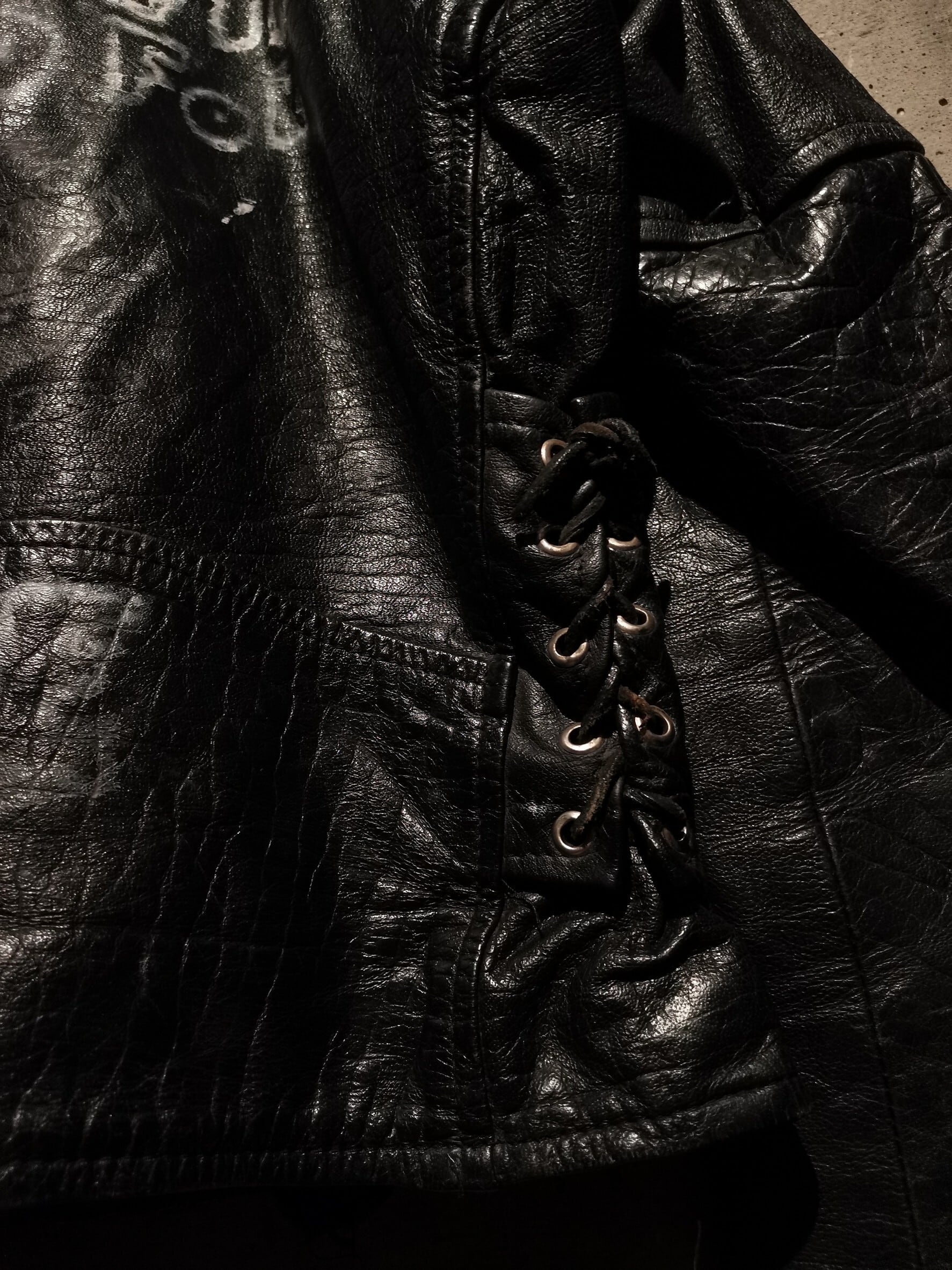 MISFITS ミスフィッツ　ヴィンテージ　カスタムペイントレザージャケット Caka】