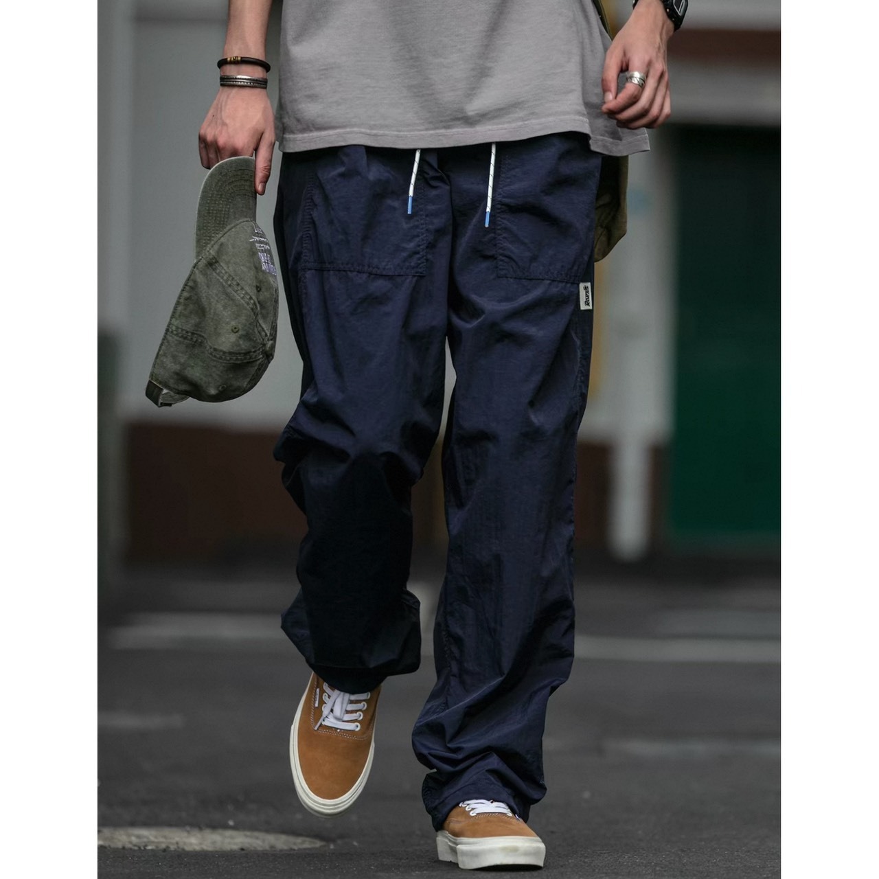 Cinched hem wasy wide pants 1430 - 8