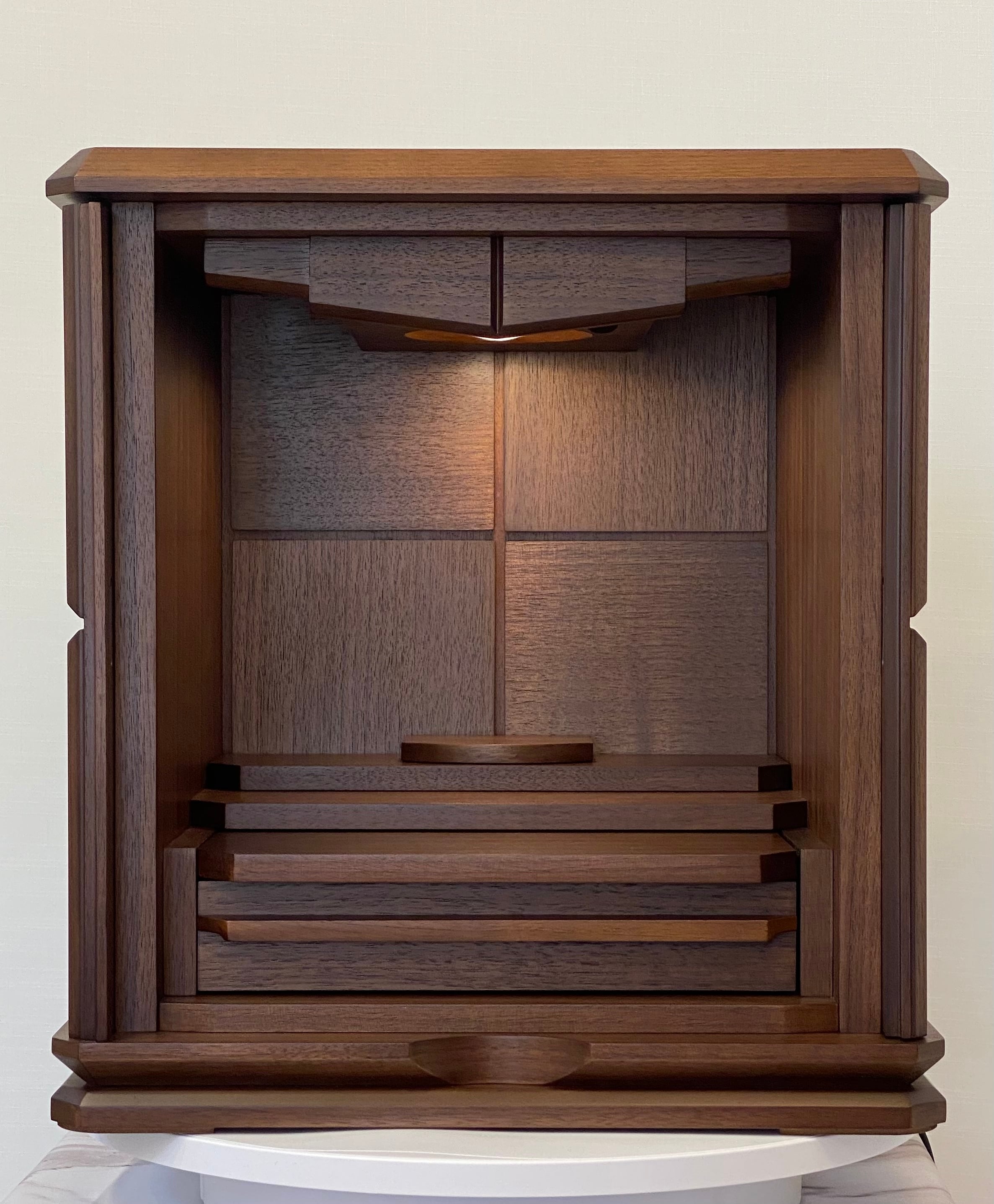 尺八立て（ウォールナット色）5本まで 尺八立て（ウォールナット色）5本まで 楽器・機材