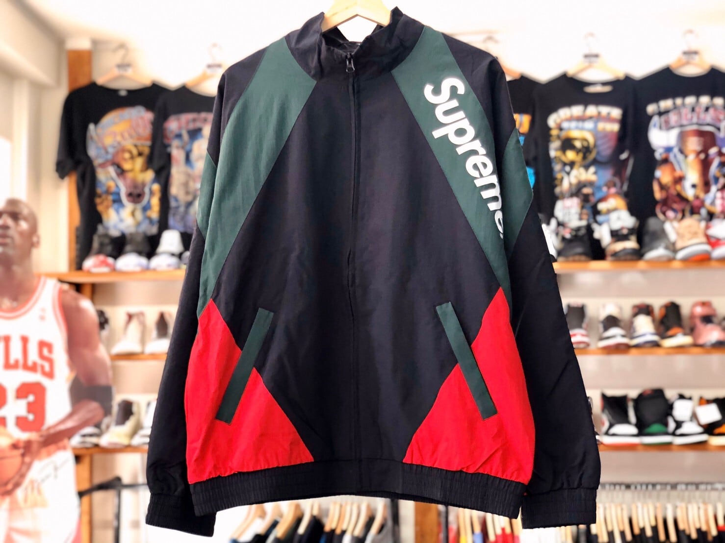 Supreme PANELED TRACK JACKET LARGE 145JE5944 | BRAND BUYERS OSAKA 