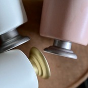 MUMCA 丸谷牧子 作 脚付ゴブレット 大 金彩 ピンク Goblet Pink  (1 個)/ 2104400000610 Pink Goblet with Gold Foot