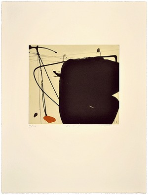 Zhou Hao 周豪  No.173-f 銅版画 (額付き）