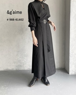 【30%OFF】《送料無料》レイヤードOP [&g'aime] /988-61402