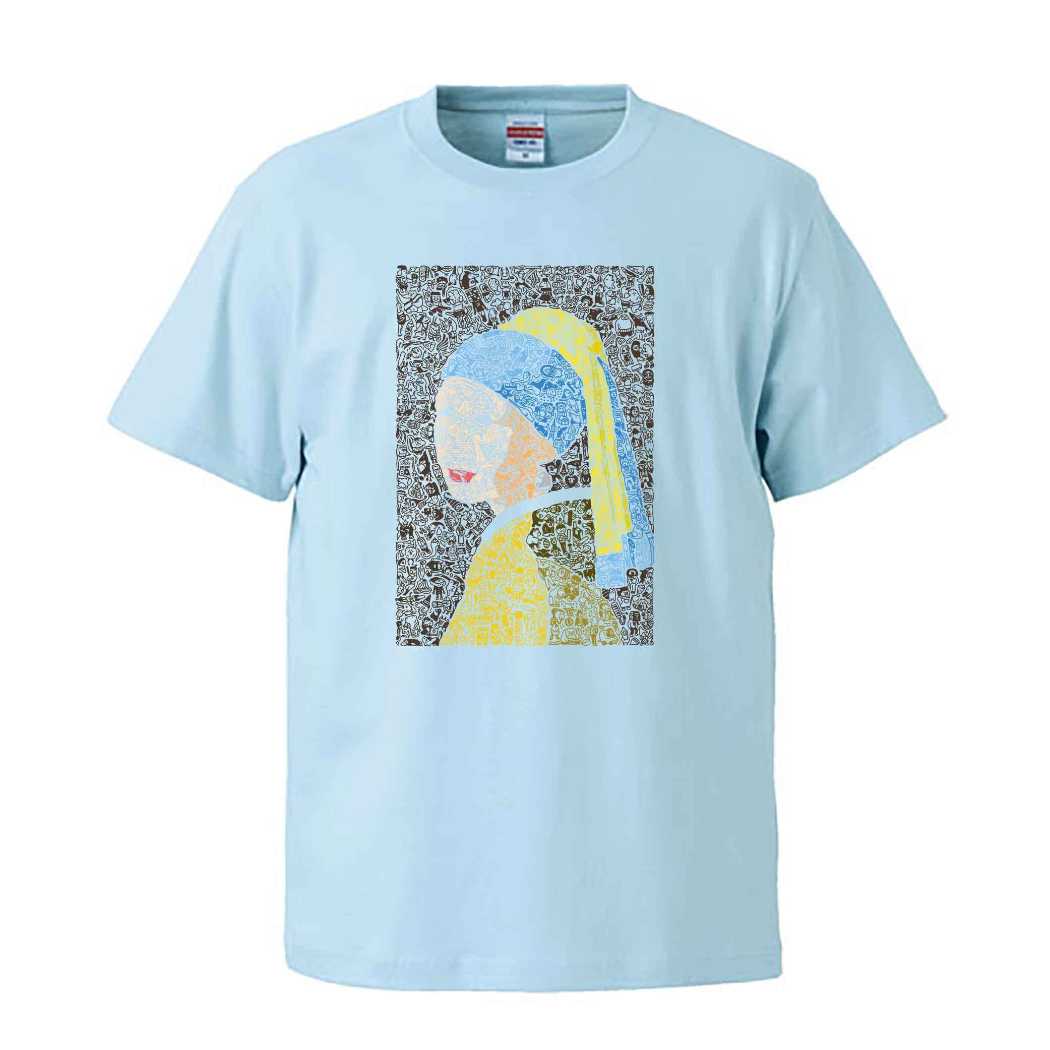 フェルメール  / Tシャツ / 寺田創 /  -WHITE / NATURAL /LIGHT BLUE/-