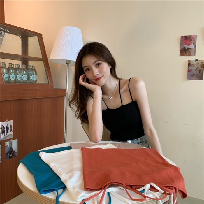 スタンダードサマーニットトップス レトロ 夏物 ドラファッションホール85329857337