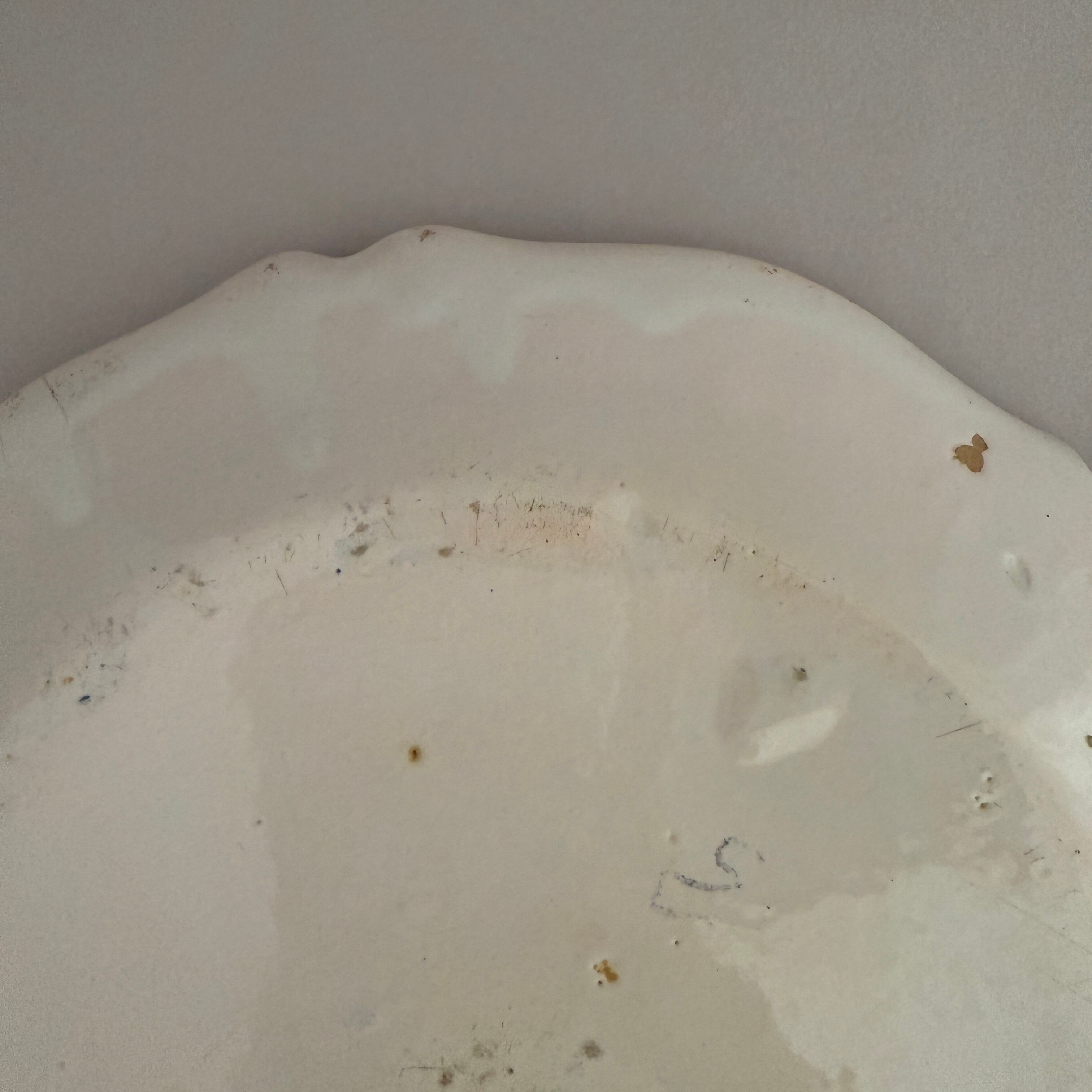 French Faience Plate 18cent./18世紀フランスファイアンスプレート