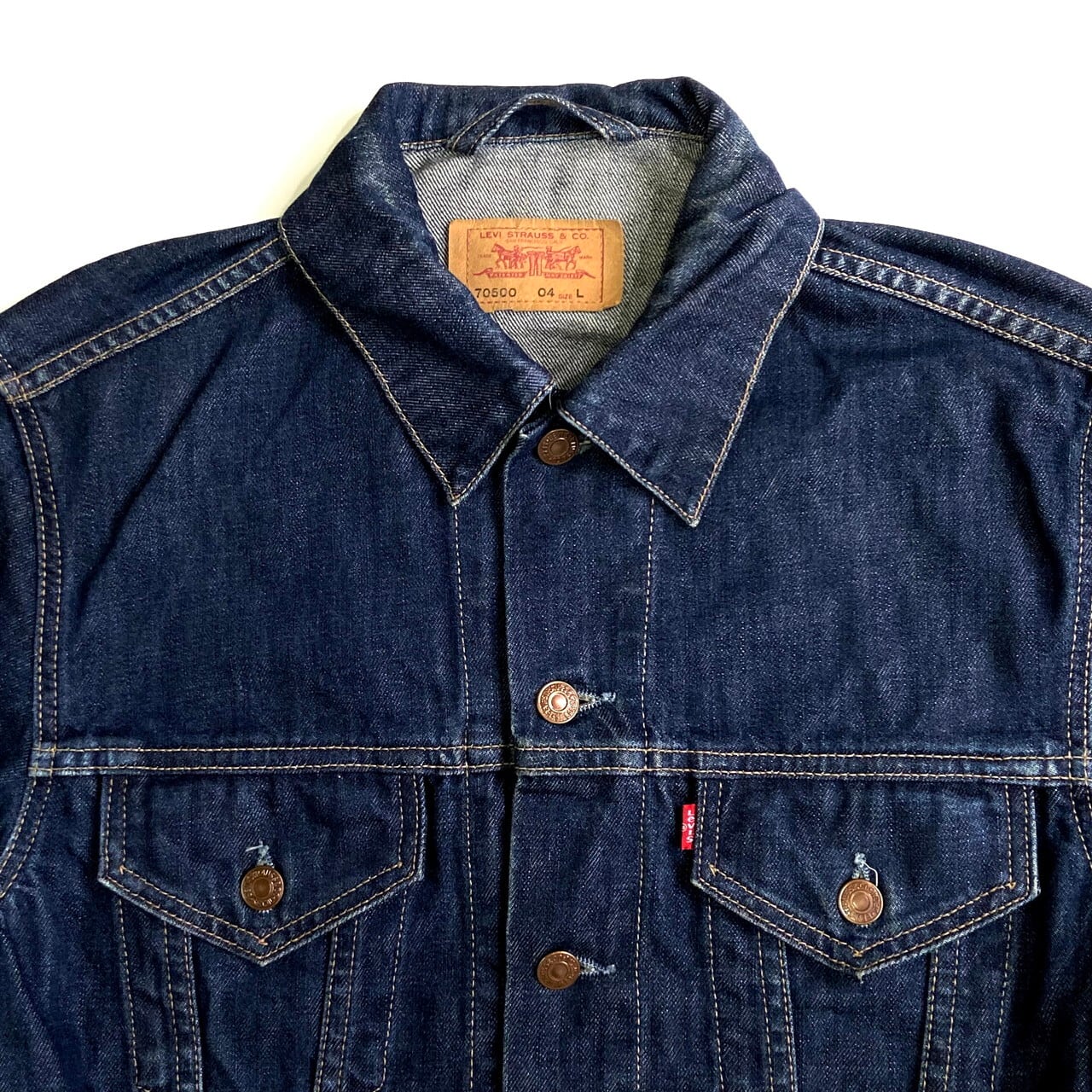 00年代 Levi's ユーロリーバイス 70500 デニムジャケット メンズL 古着