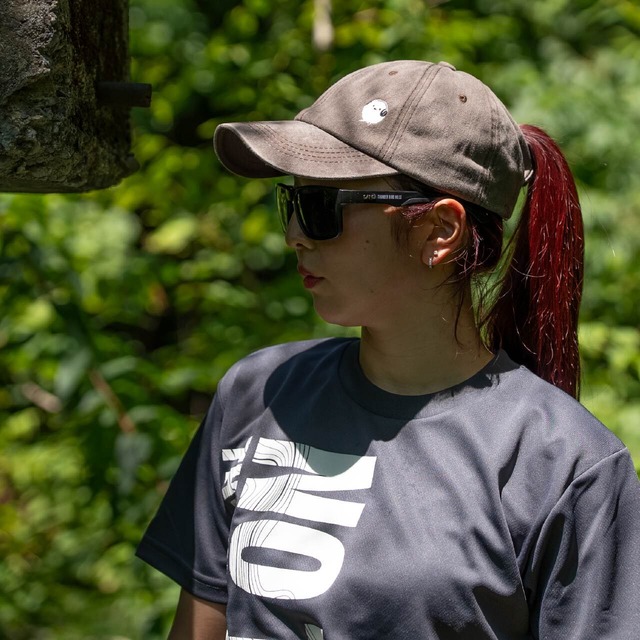 ポニーテールキャップ  ミニバード（ブラウン）