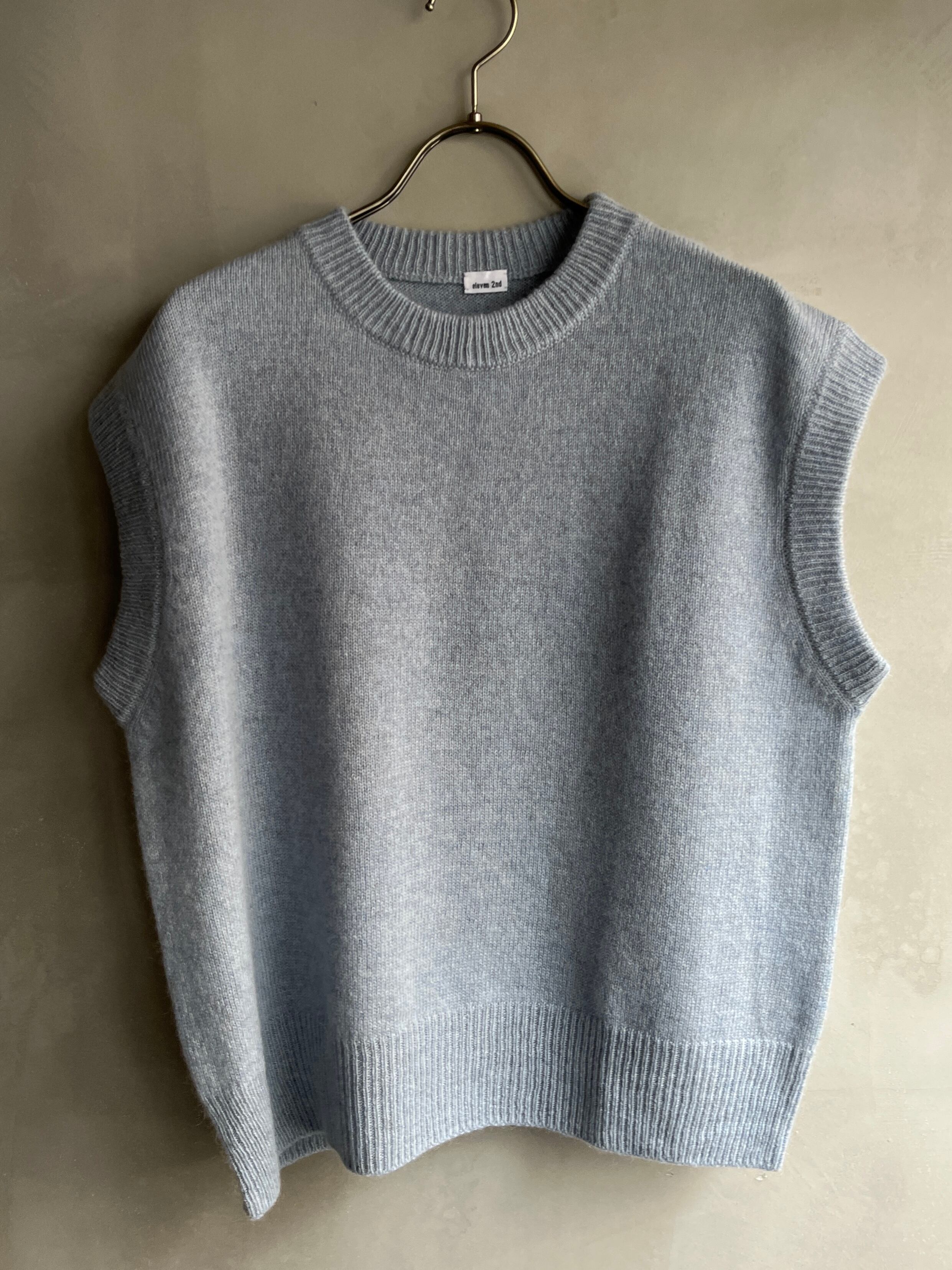 eleven2nd ヤクウール　ベスト eleven 2nd /Yak Slipover (vest)23AW dieci｜online shop