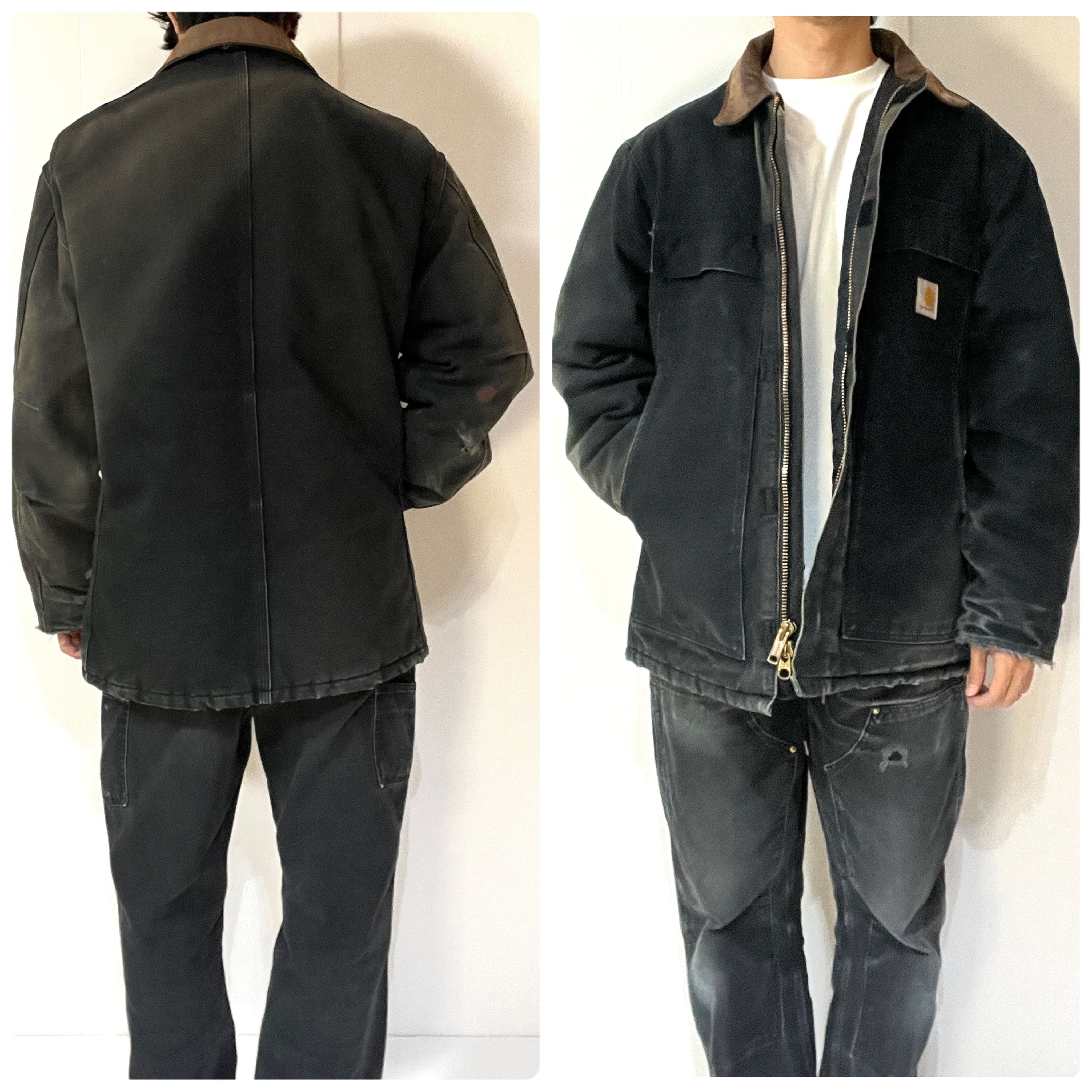 超希少極上フェード 90s 00s C003 BLK Carhartt カーハート