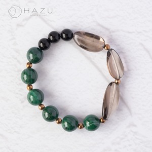 【再販】悪気邪気を跳ね返すパワフル魔除け［マラカイト／スモーキークォーツ／モリオン］