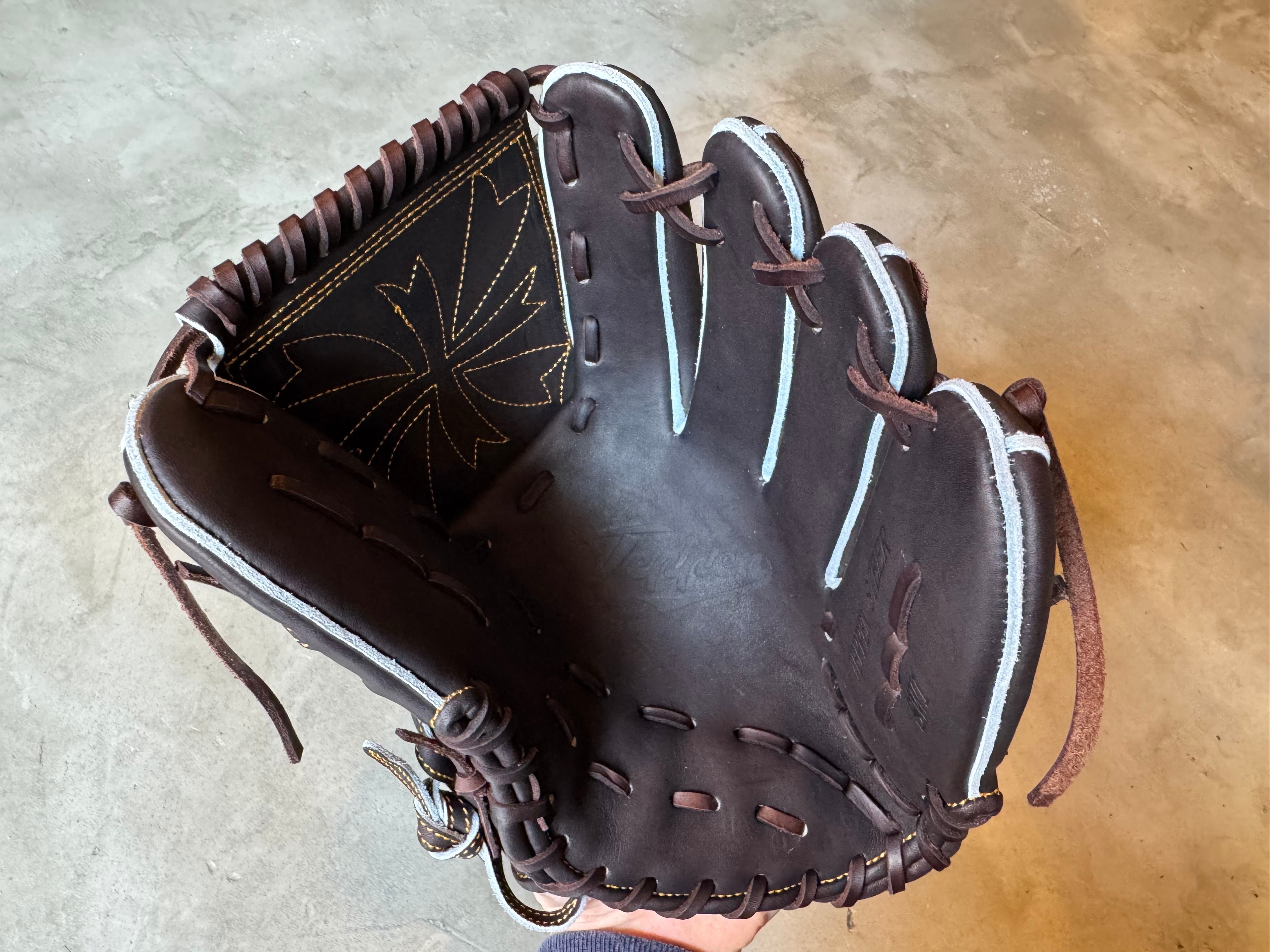 2026年限定モデル【TEPPEN】硬式用グローブ 投手用 SW1型 Bブラウン