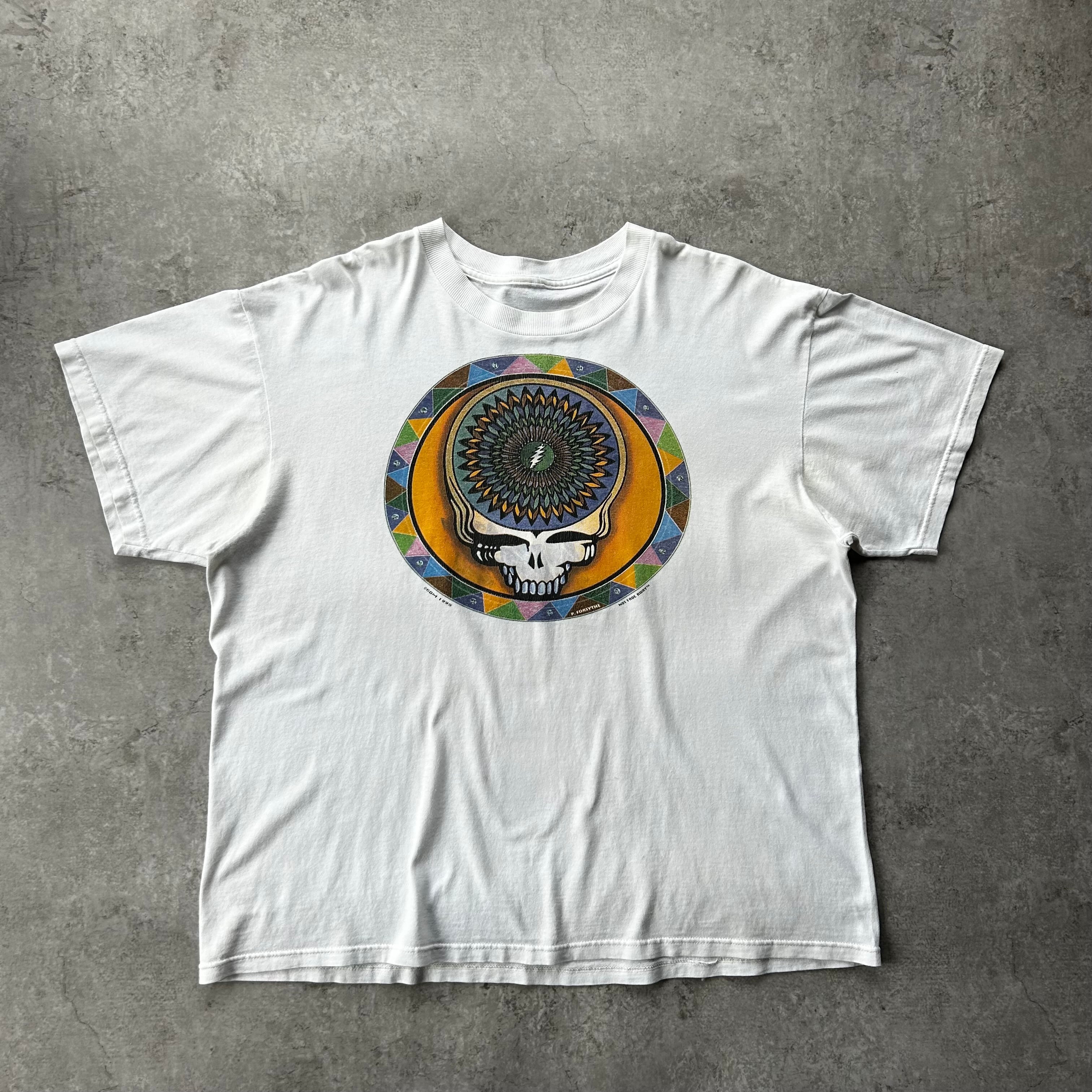 80s グレイトフルデッド ラグランtシャツ USA製 グレー×ネイビー