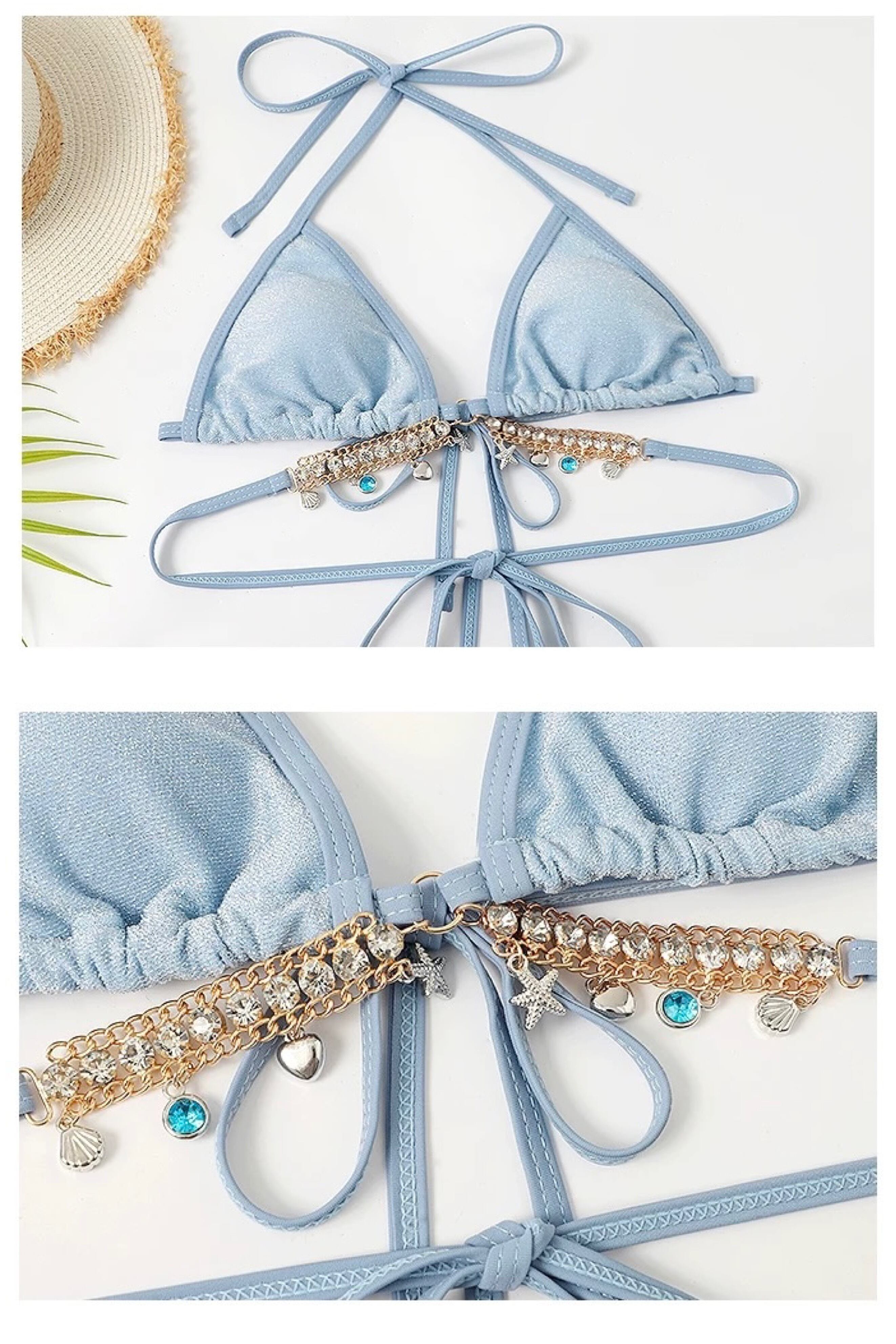 チェーンアクセサリークロスビキニ | Selectshop Girasol