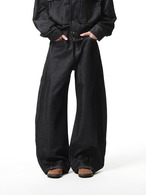 BOOGOOVOGUE Curved Warm Denim Pants