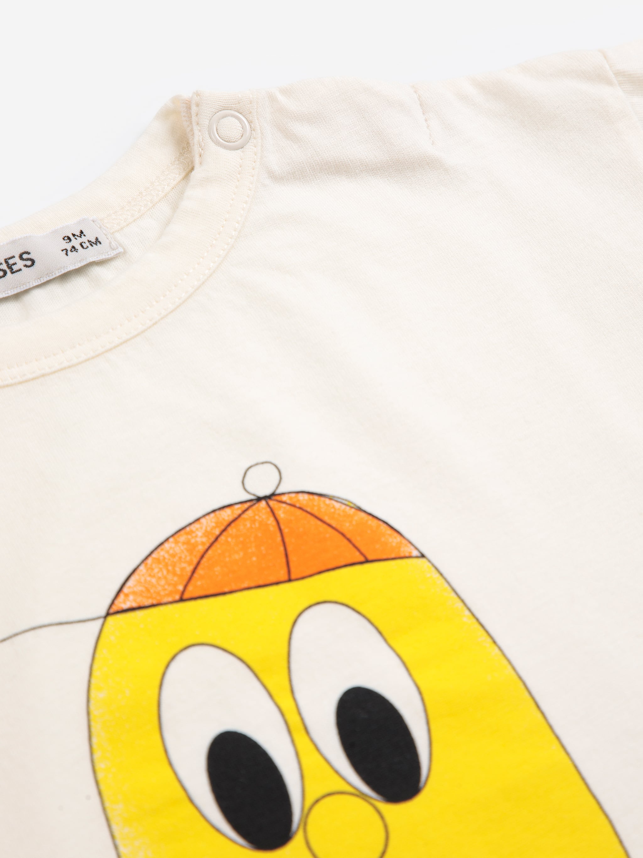 26AW】BOBOCHOSES(ボボショーズ)Bigtooth Lemon Tshirt(12m/18m/24m
